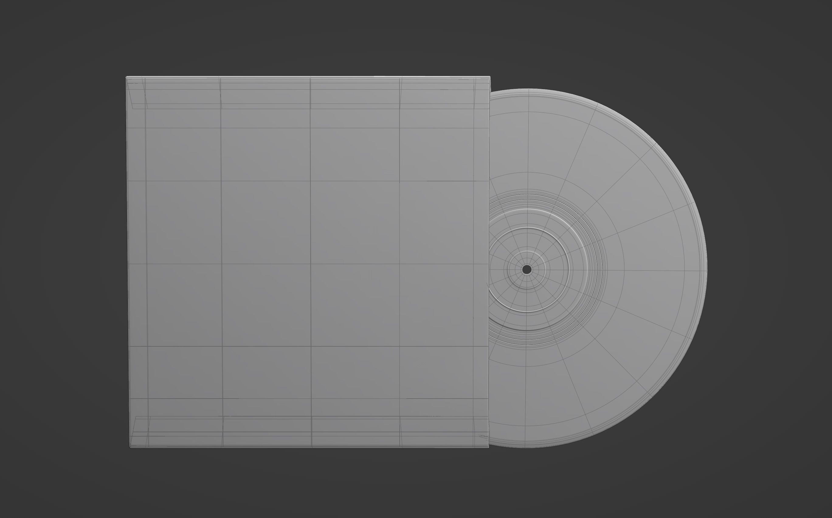Vinyl Record 3D model_11