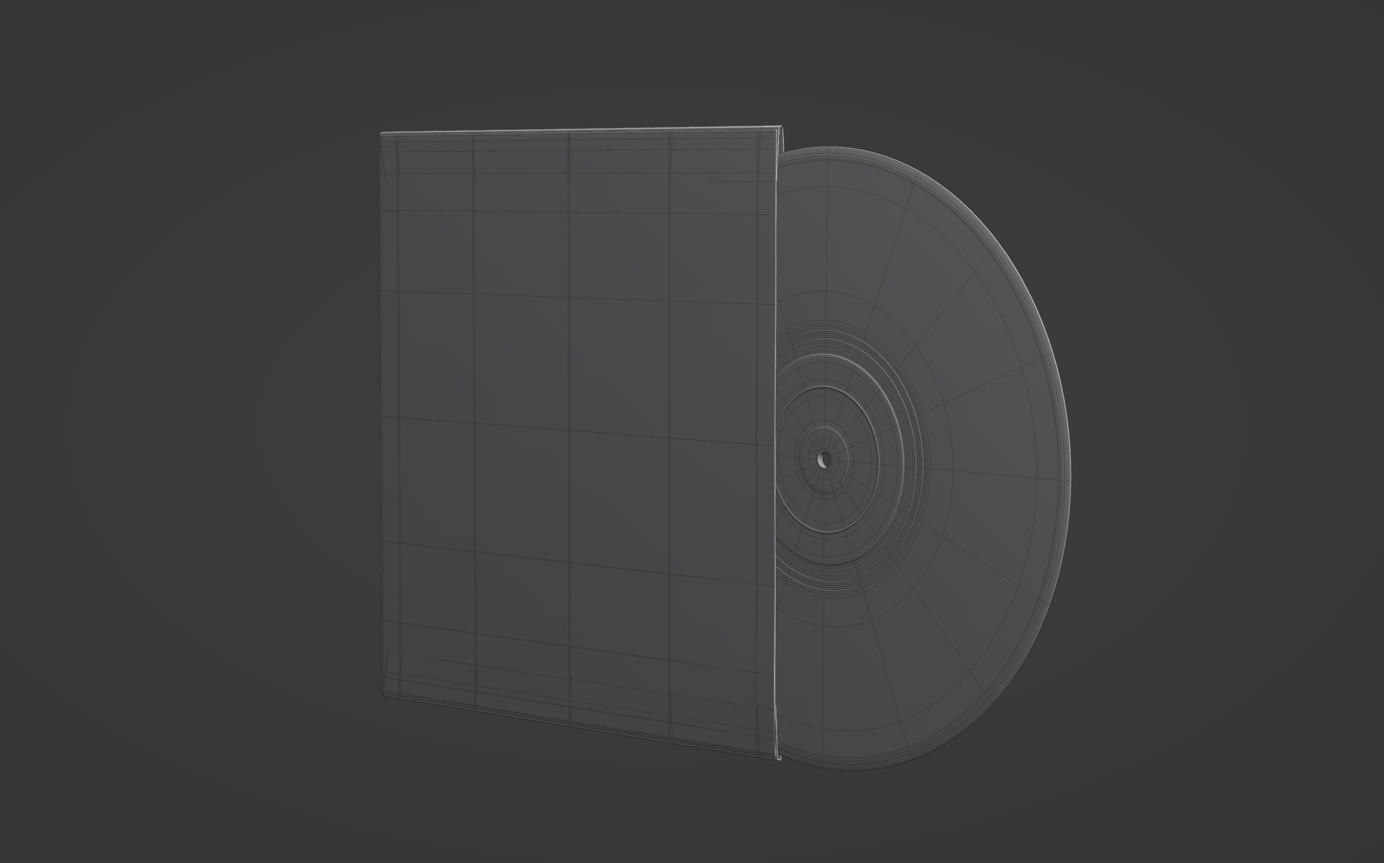 Vinyl Record 3D model_12