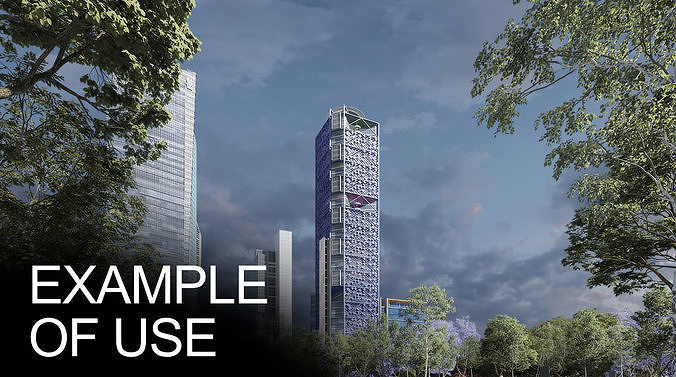 BBVA Bancomer Tower 3D model