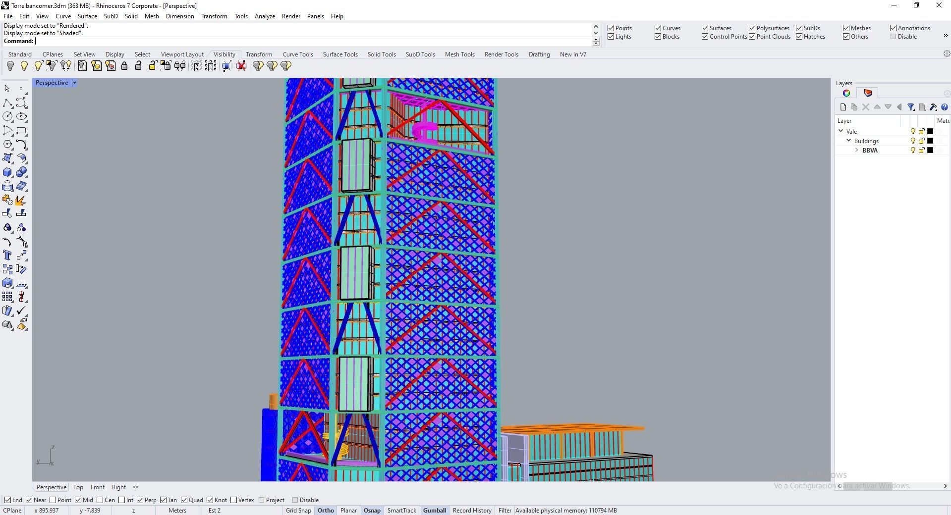 BBVA Bancomer Tower 3D model_30