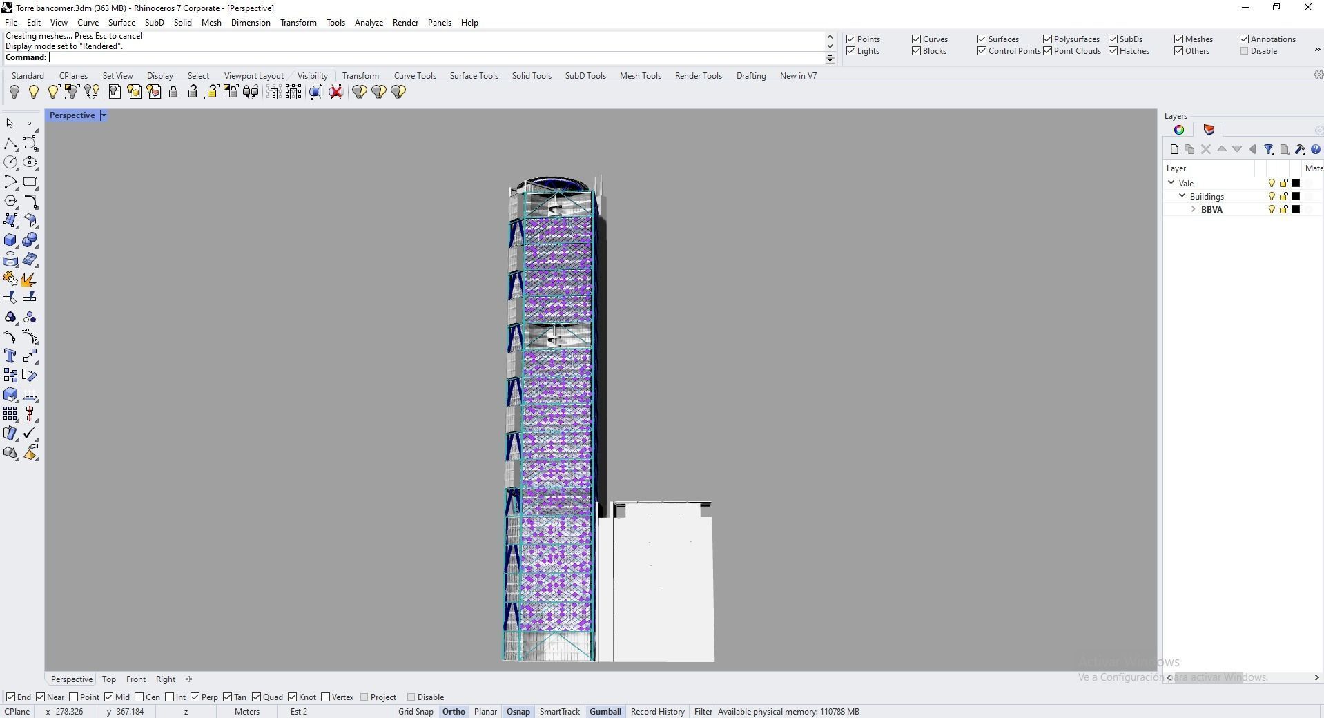 BBVA Bancomer Tower 3D model_29