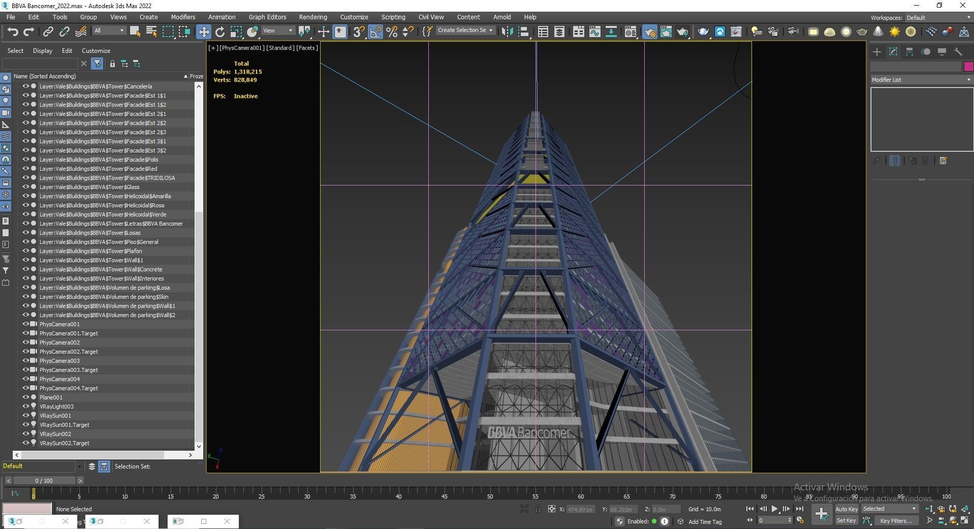 BBVA Bancomer Tower 3D model_21