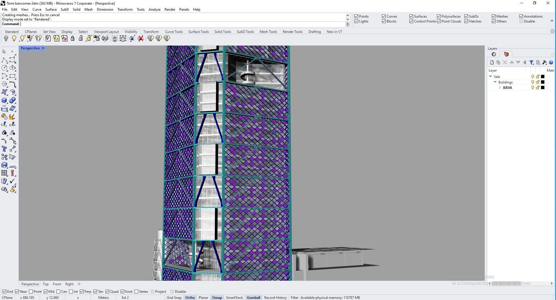 BBVA Bancomer Tower 3D model_28