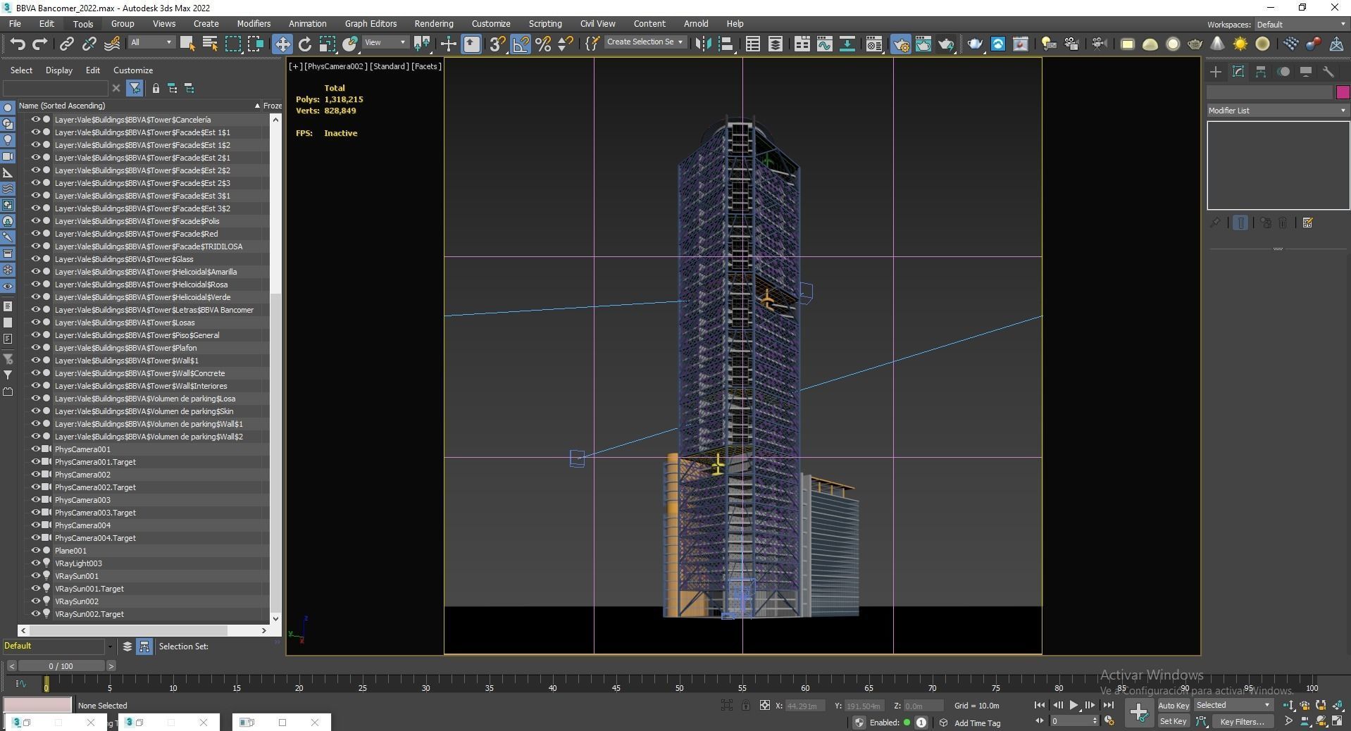 BBVA Bancomer Tower 3D model_24