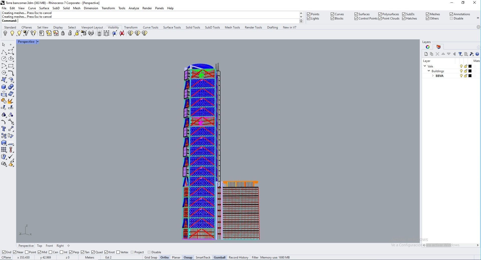 BBVA Bancomer Tower 3D model_27