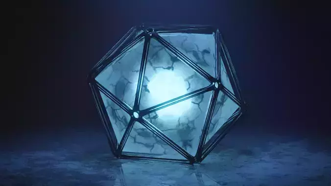 Special cube scene in blender