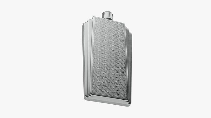 Art Flask Low-poly 3D model