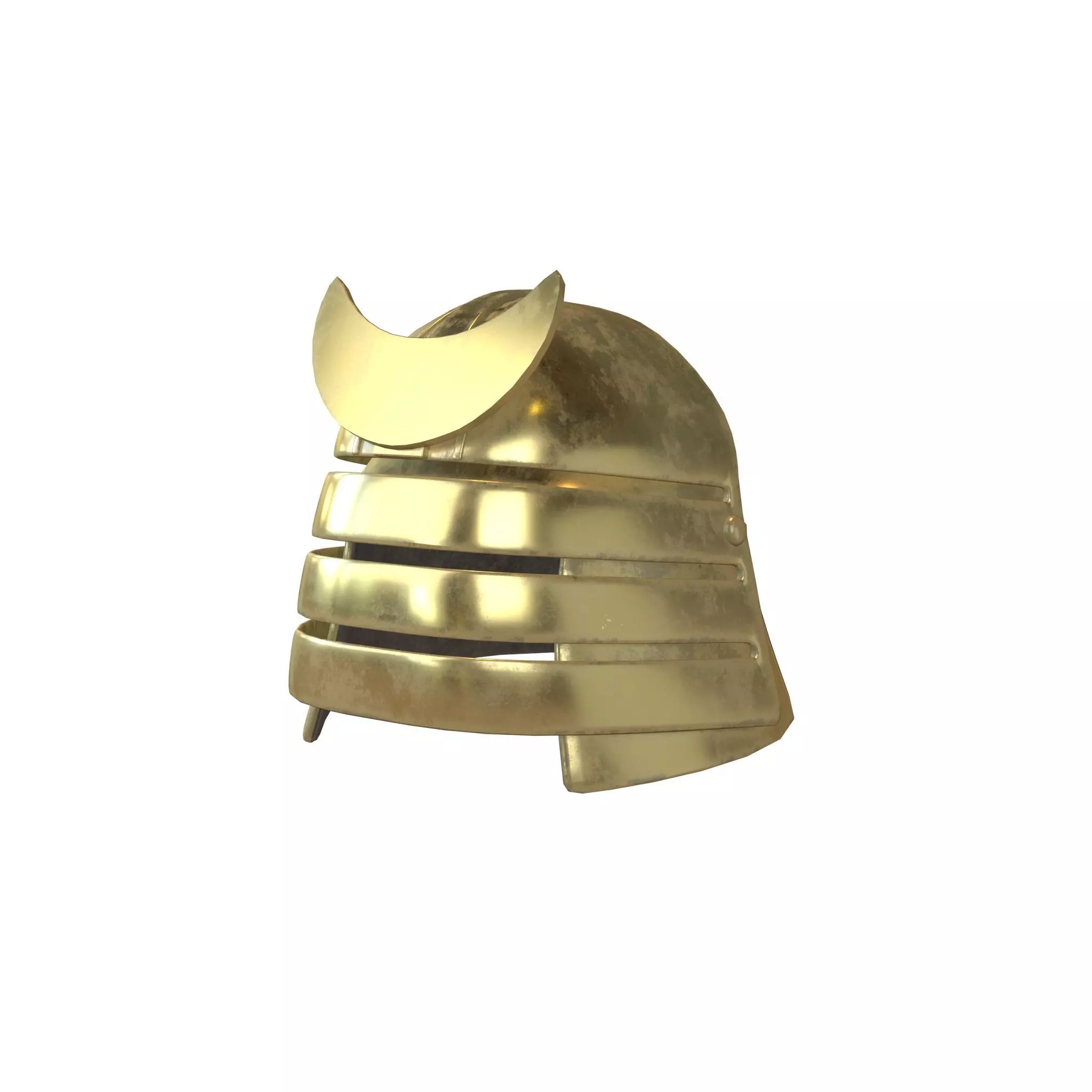 War Helmet V3 004 Low-poly 3D model_0