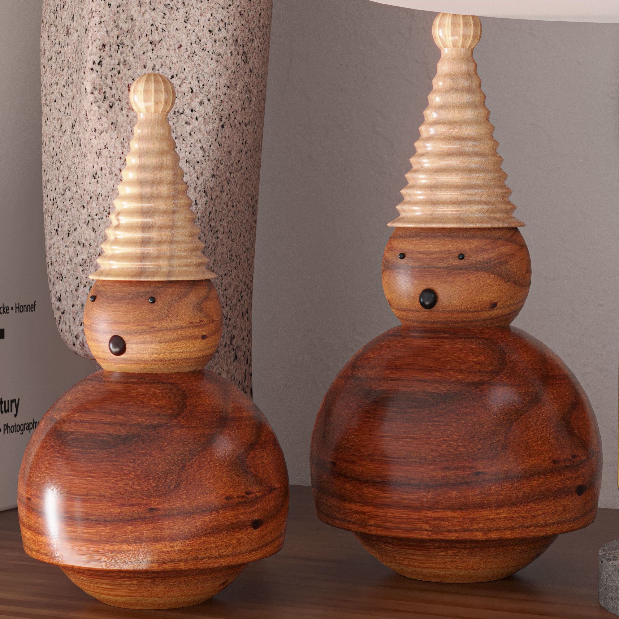 decorative set28 3D model_8