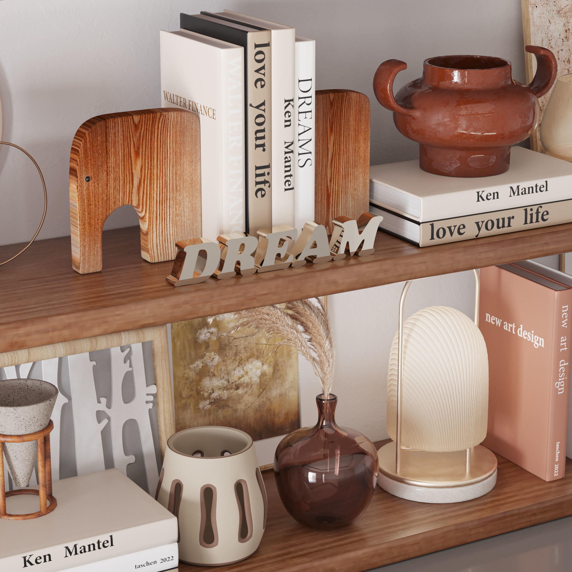 decorative set28 3D model_2