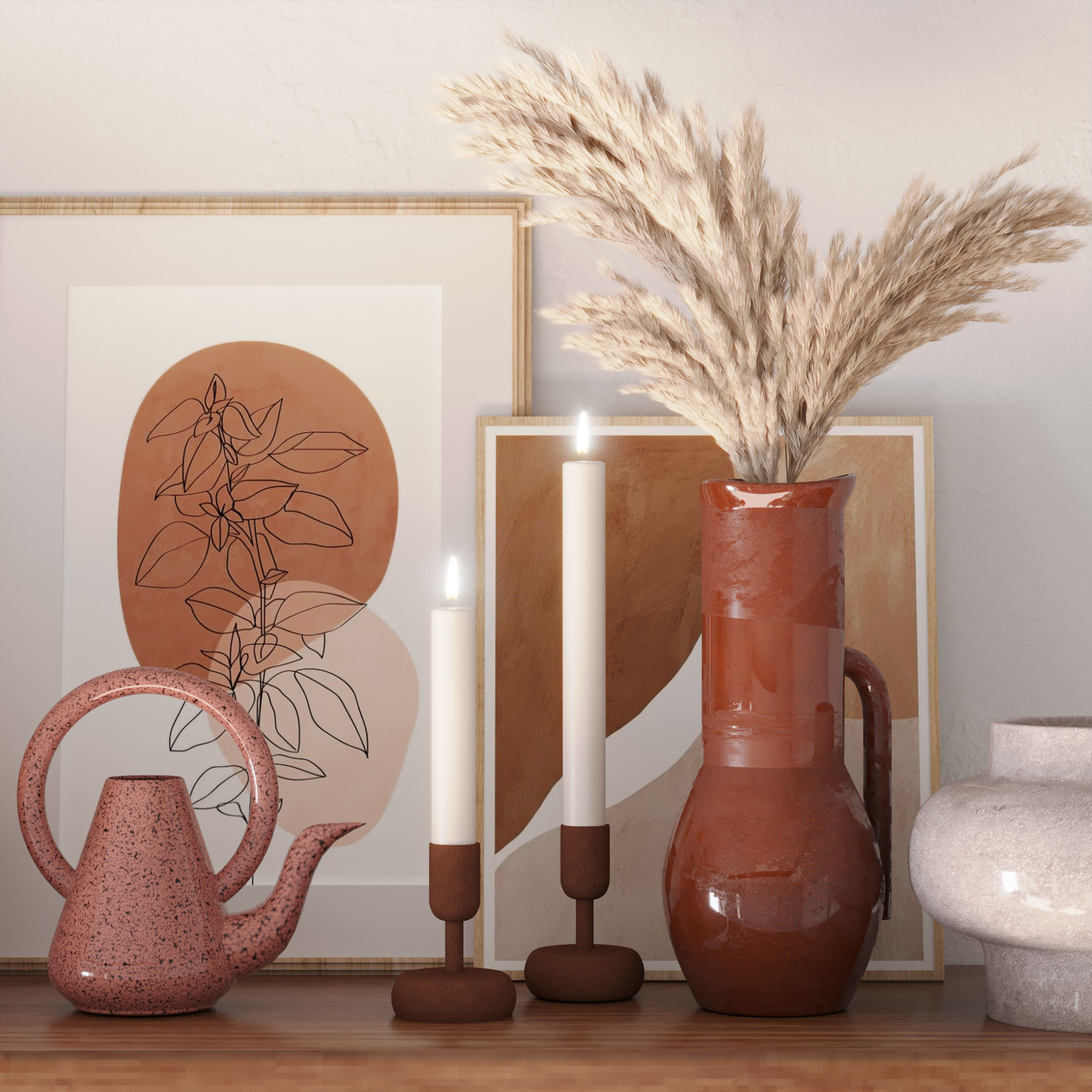 decorative set28 3D model_7