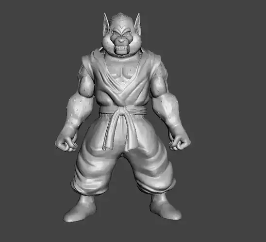 Man Wolf Dragon Ball 3D Model 3D print model
