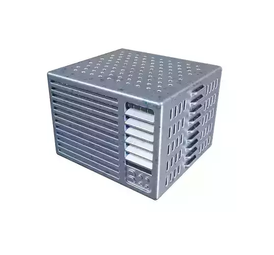 Metallic Air Conditioner Frame 3D model