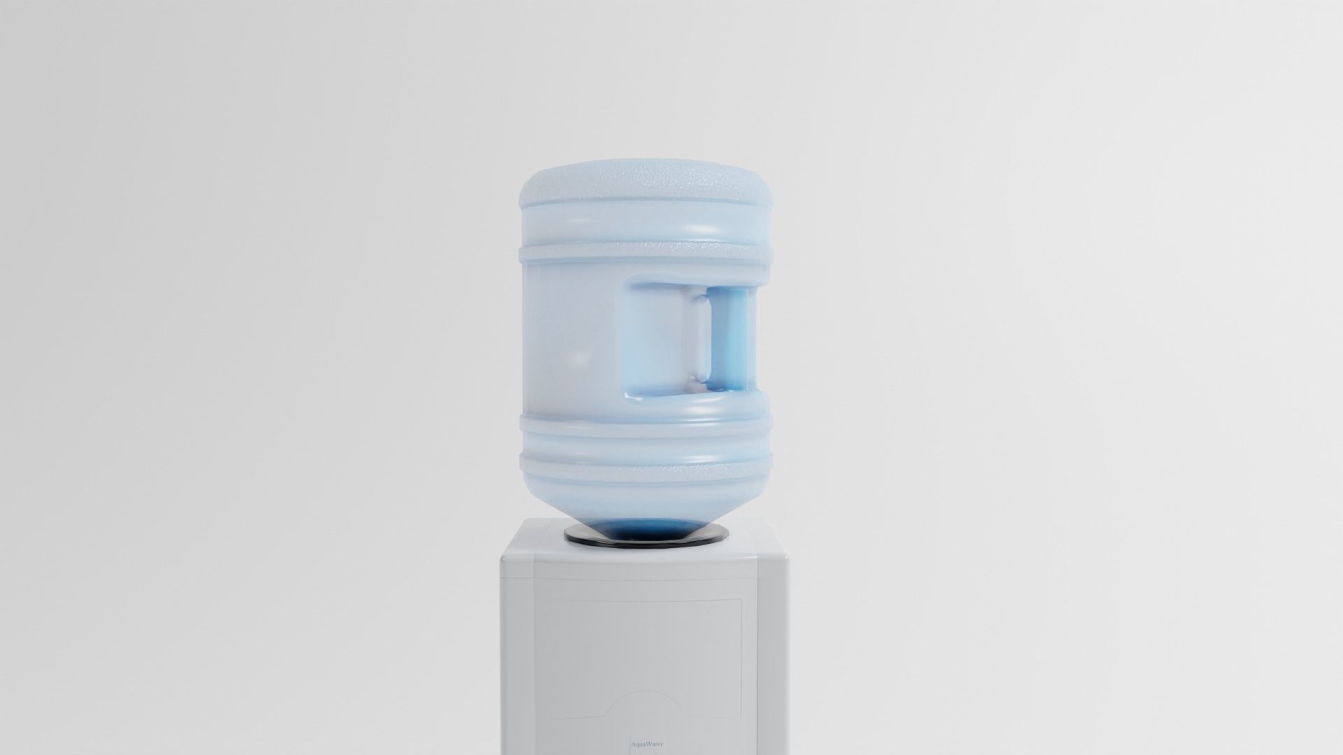 Water cooler Low-poly 3D model_25