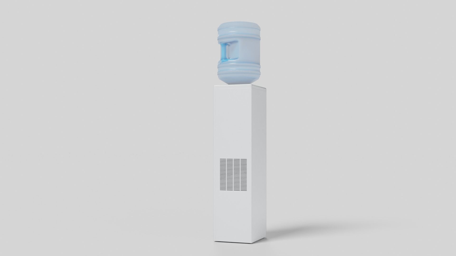 Water cooler Low-poly 3D model_28