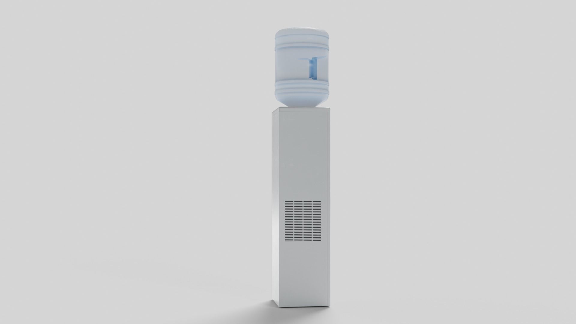 Water cooler Low-poly 3D model_23