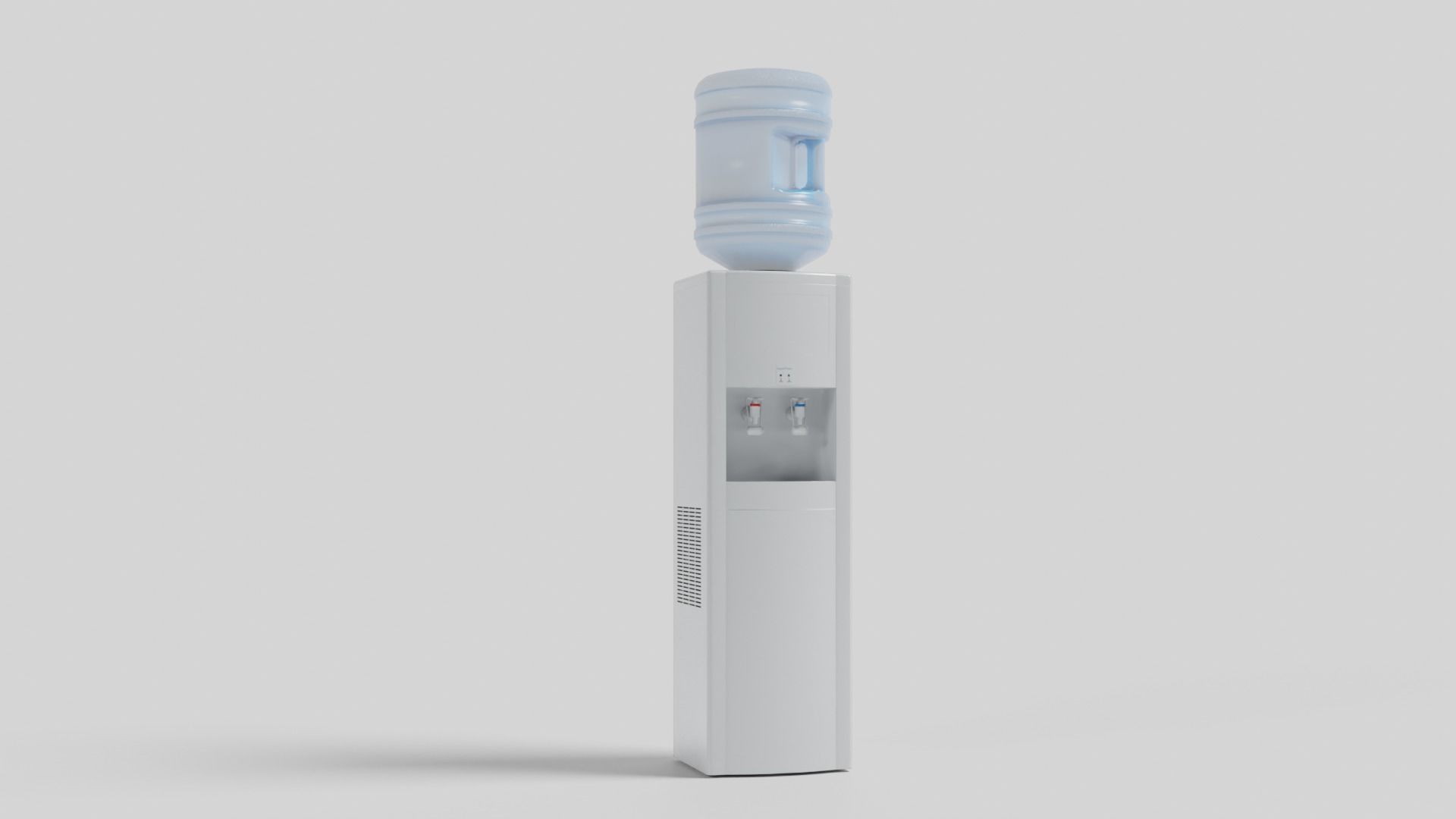 Water cooler Low-poly 3D model_13