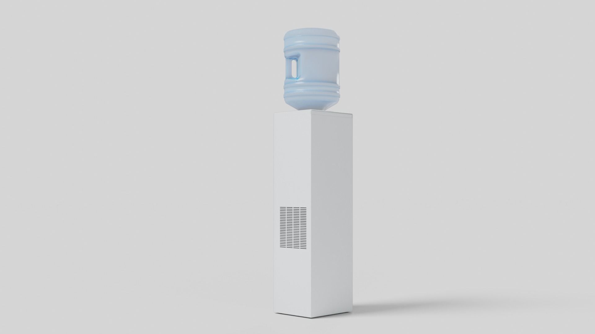 Water cooler Low-poly 3D model_35