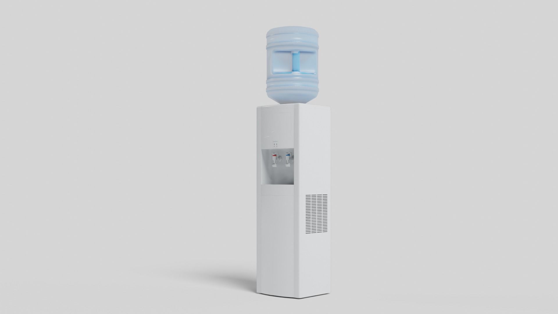 Water cooler Low-poly 3D model_40