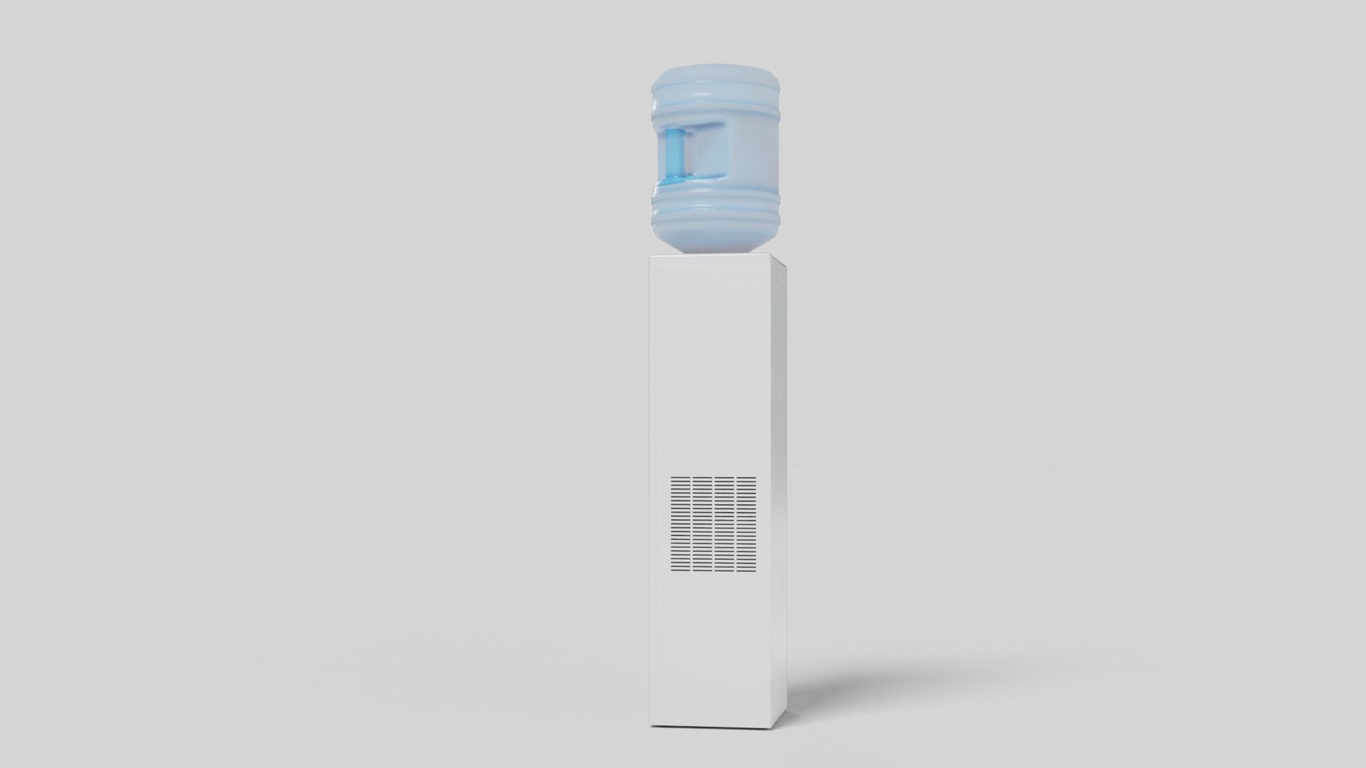 Water cooler Low-poly 3D model_29