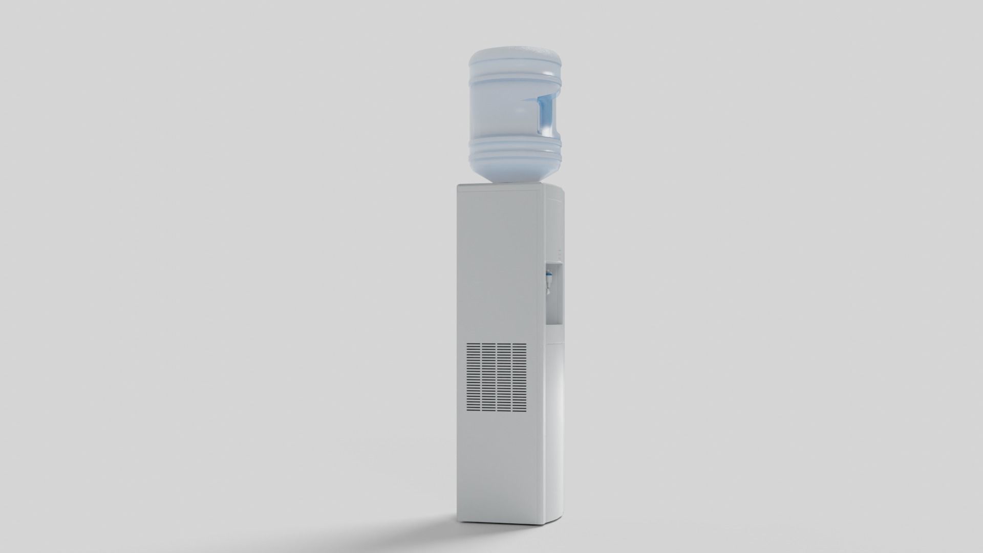 Water cooler Low-poly 3D model_20