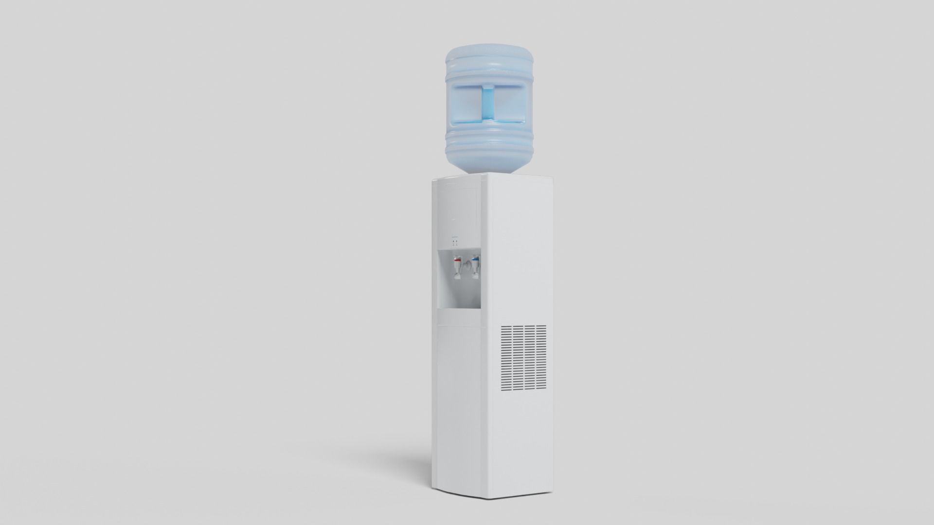 Water cooler Low-poly 3D model_38