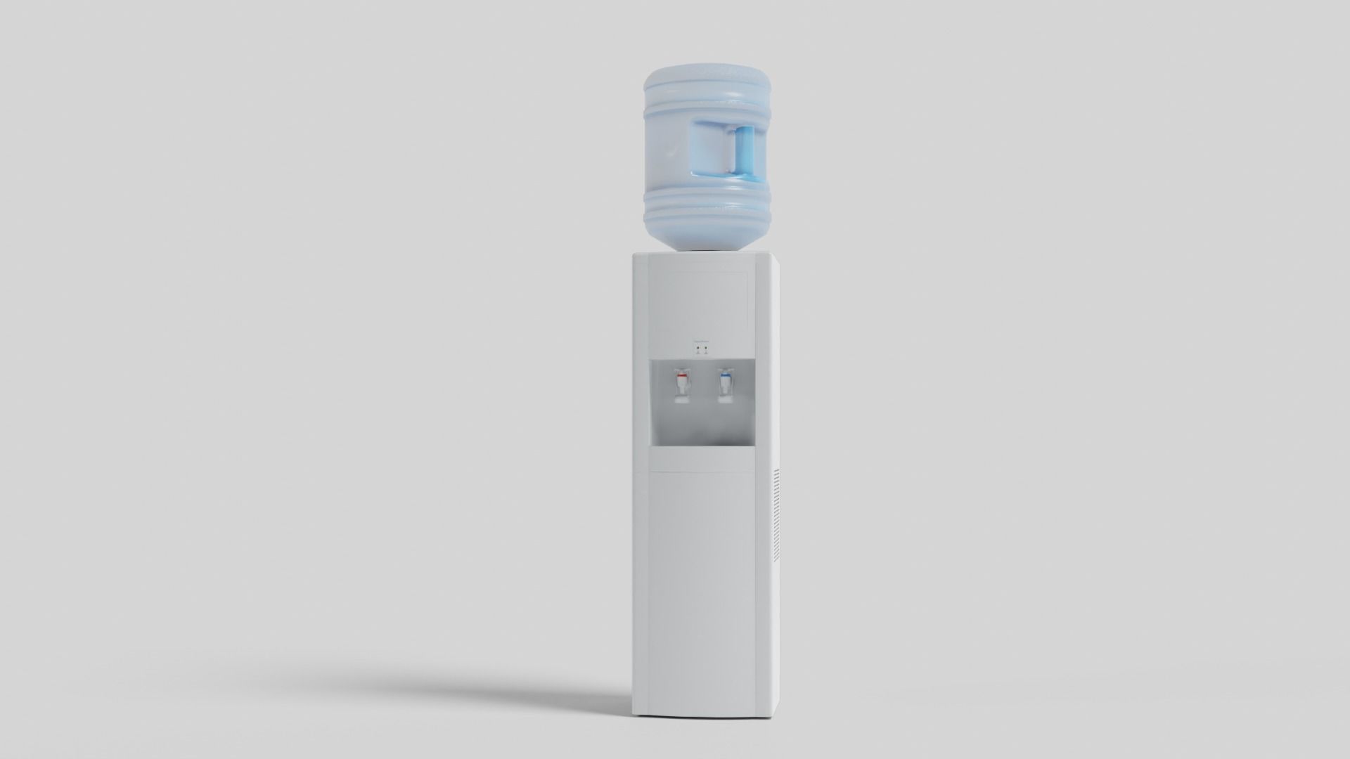 Water cooler Low-poly 3D model_12