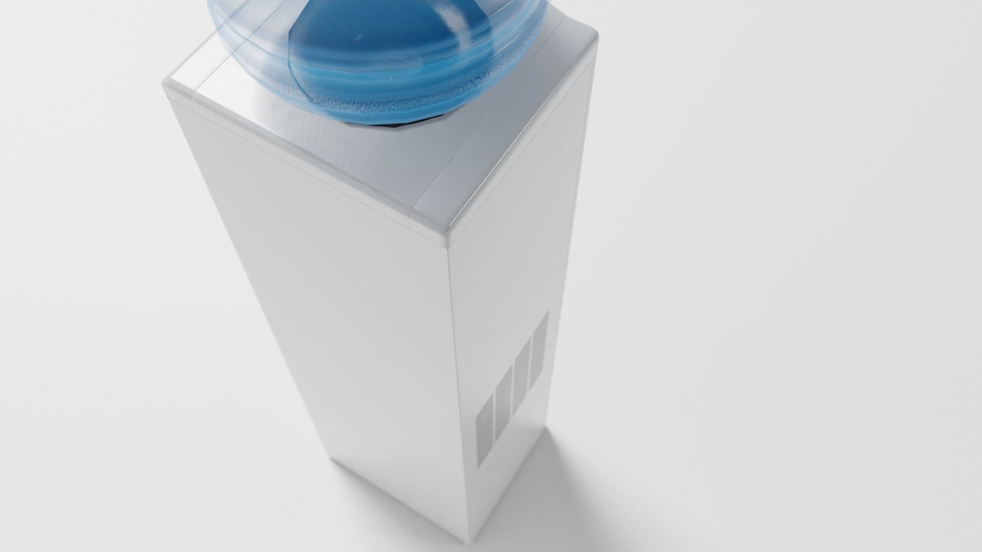 Water cooler Low-poly 3D model_4