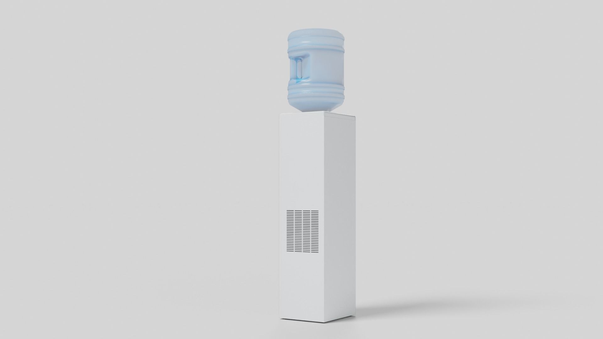 Water cooler Low-poly 3D model_37