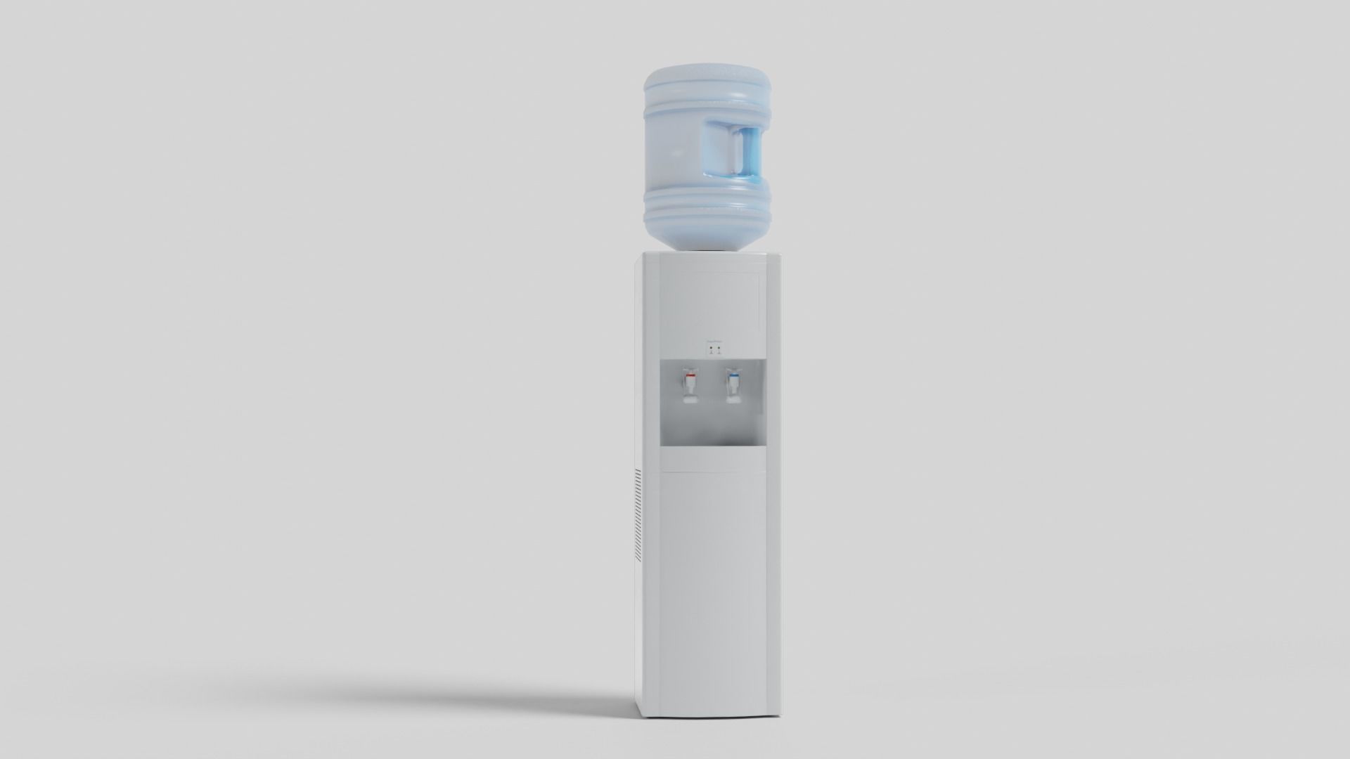 Water cooler Low-poly 3D model_17