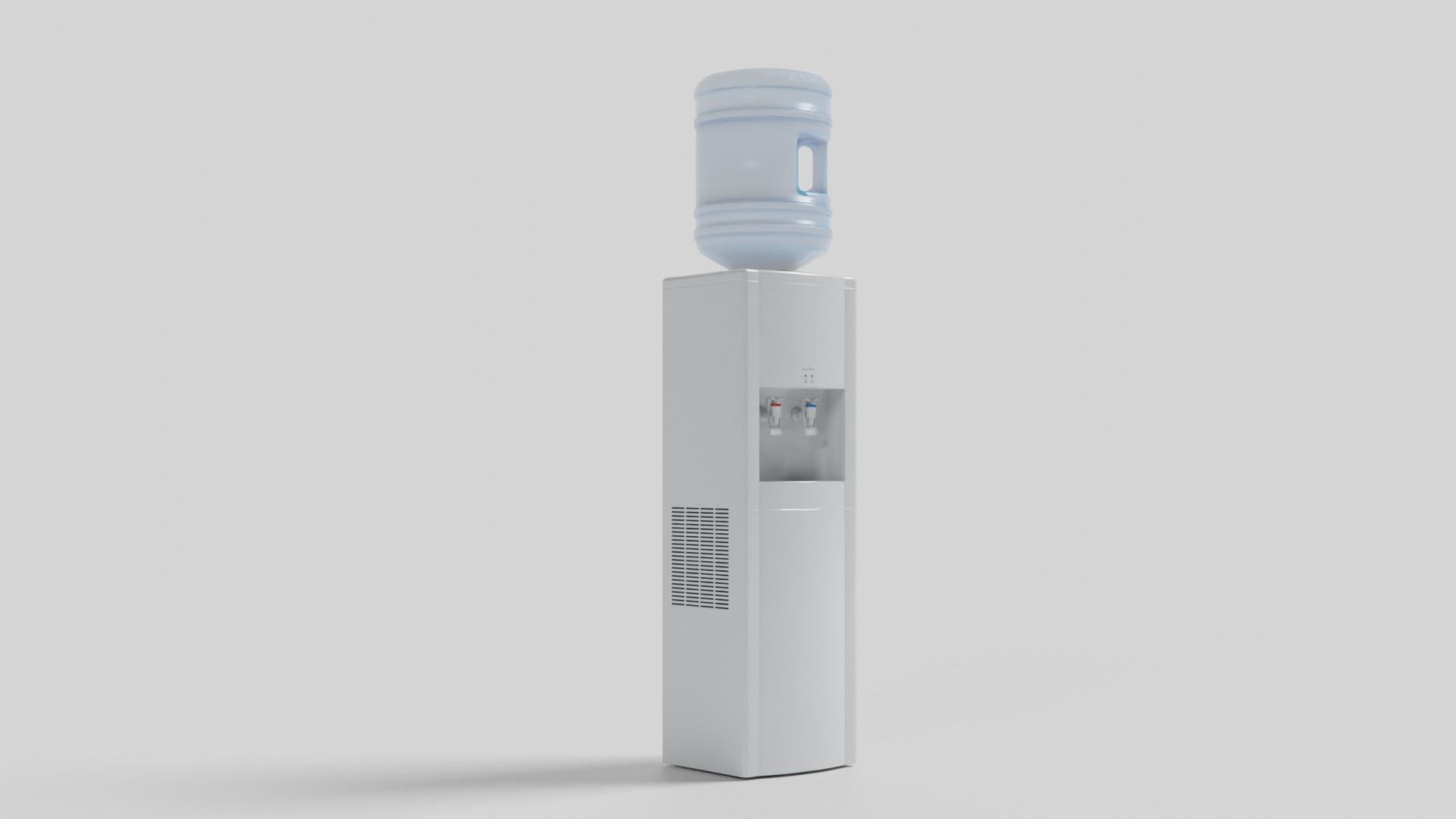 Water cooler Low-poly 3D model_16