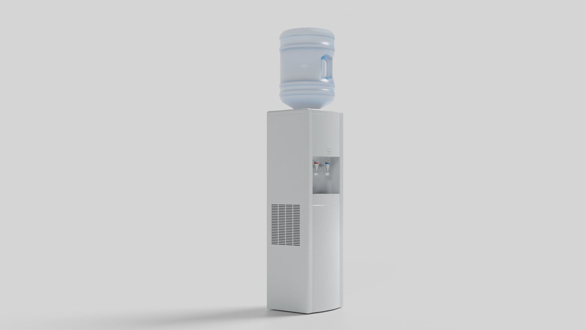 Water cooler Low-poly 3D model_19
