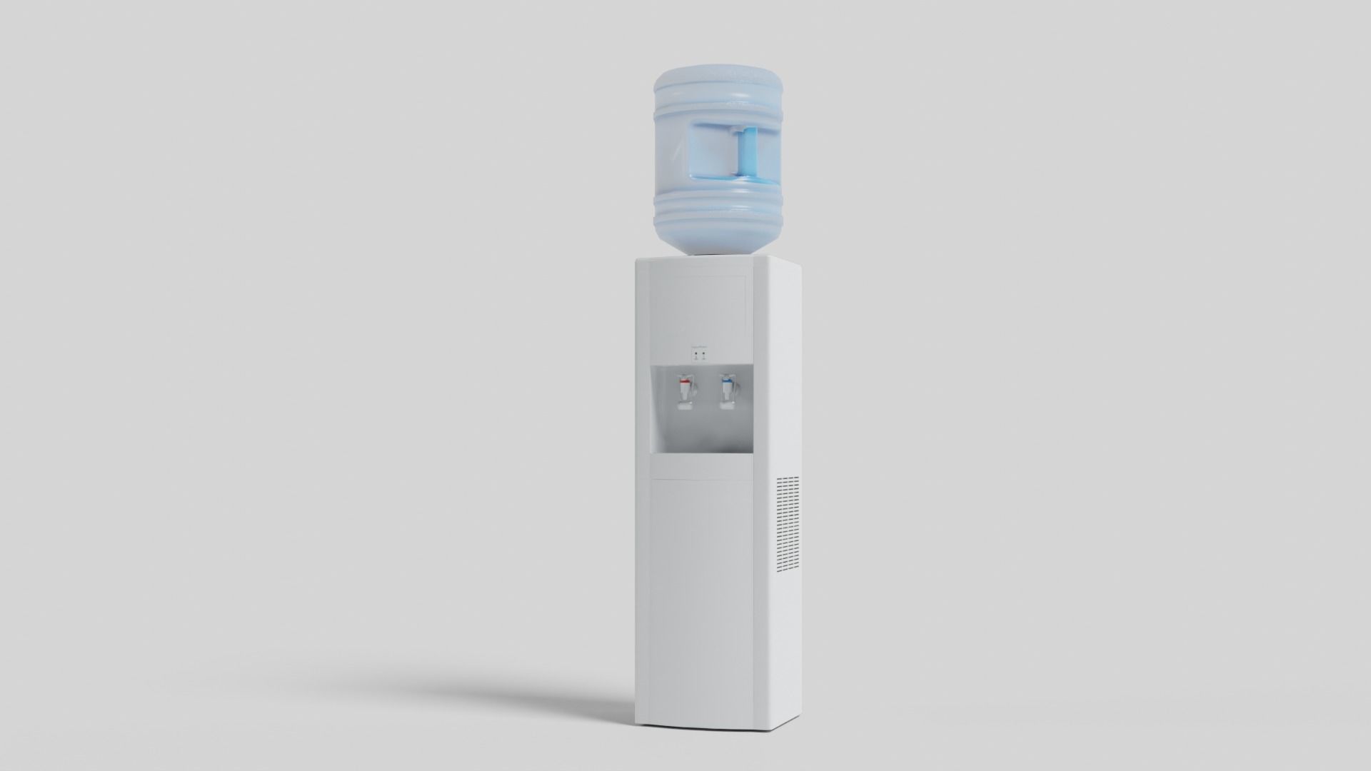 Water cooler Low-poly 3D model_11