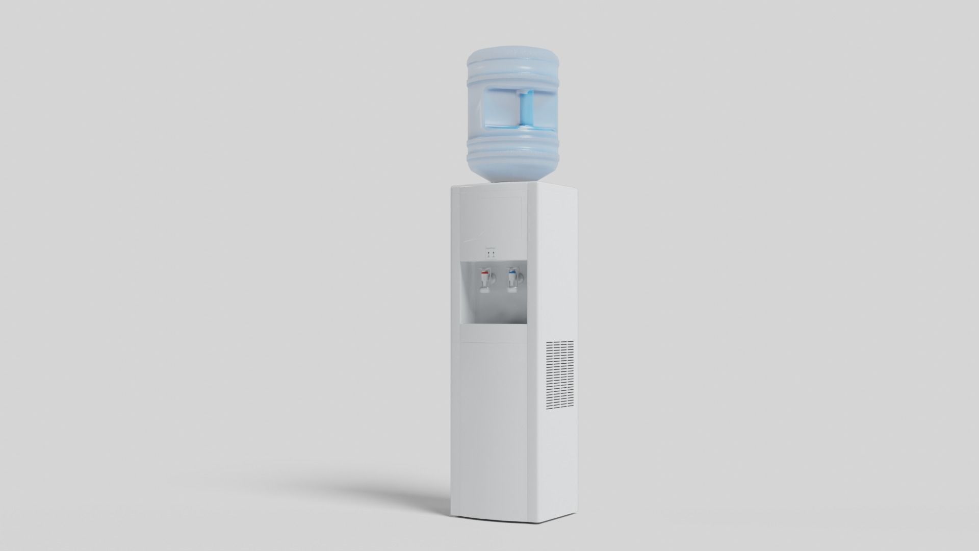 Water cooler Low-poly 3D model_14
