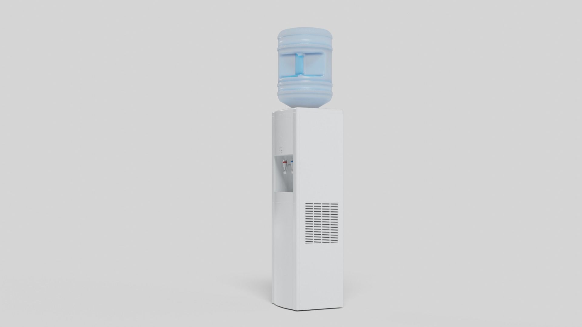 Water cooler Low-poly 3D model_41