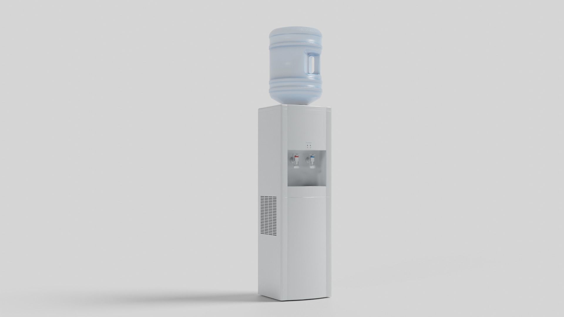 Water cooler Low-poly 3D model_15