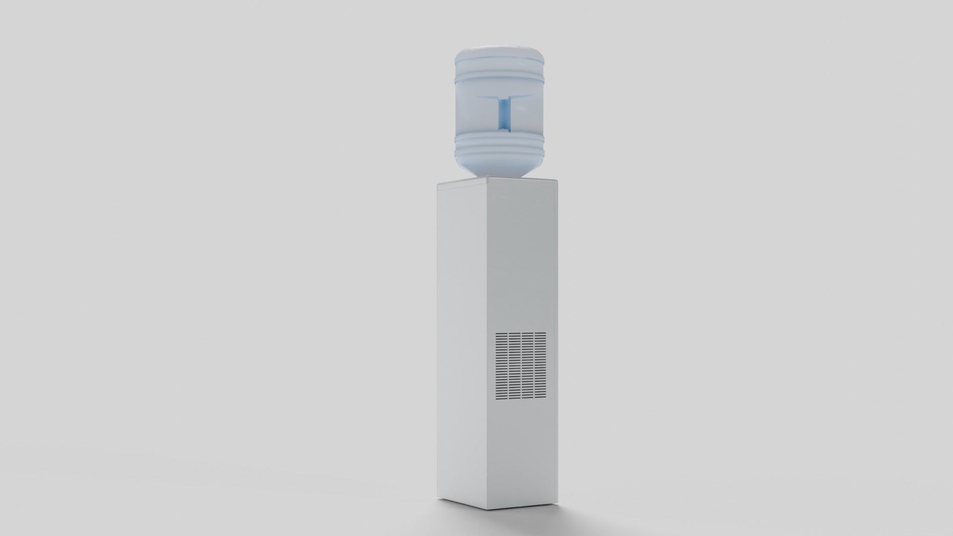 Water cooler Low-poly 3D model_27
