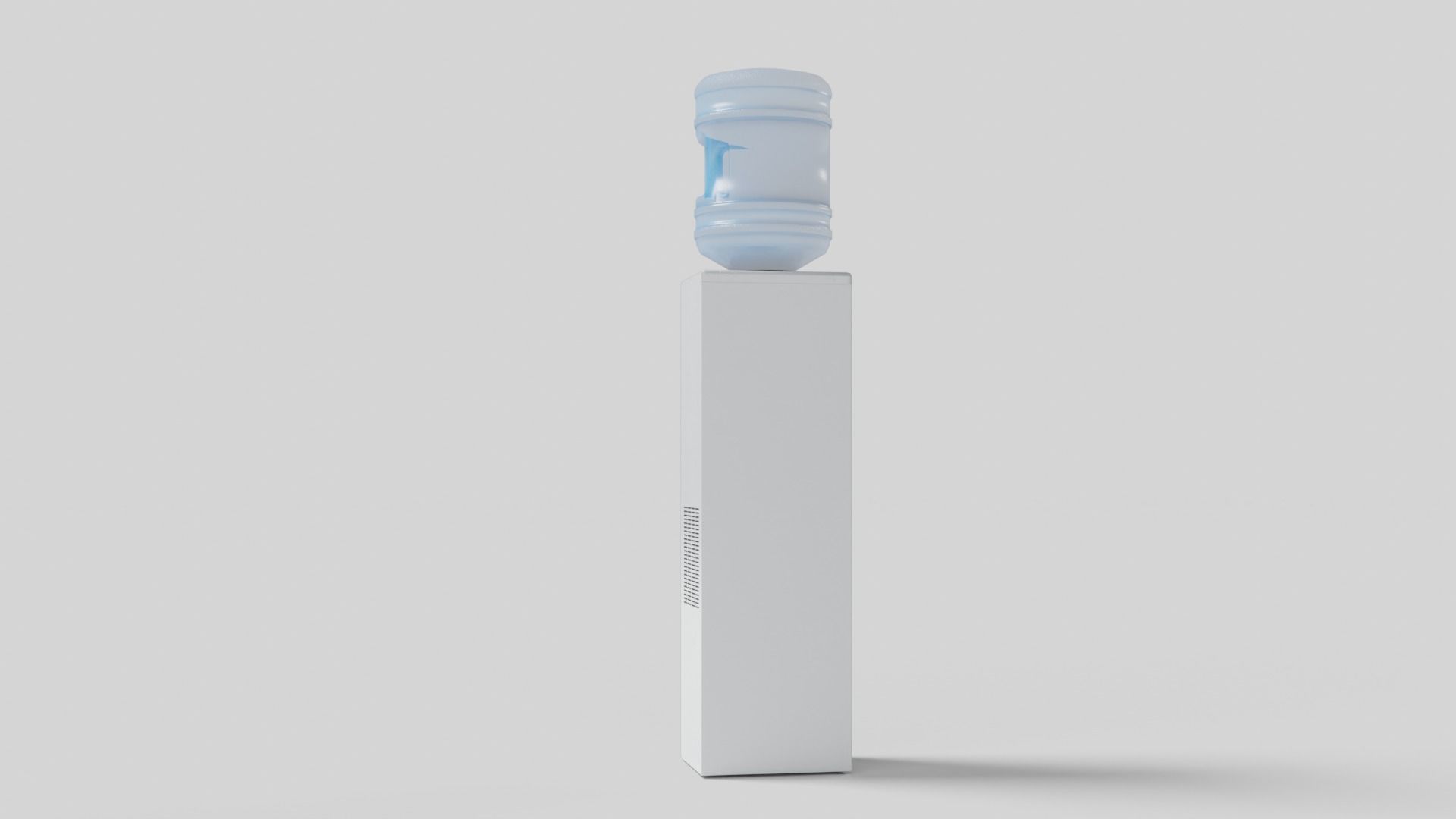 Water cooler Low-poly 3D model_32