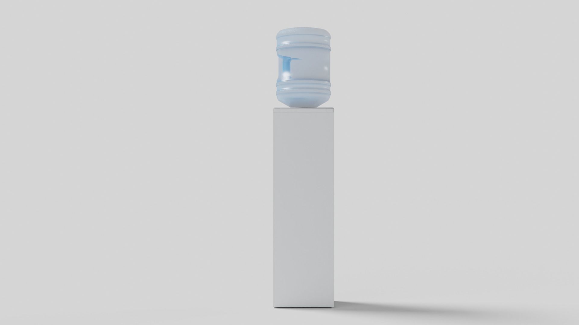 Water cooler Low-poly 3D model_42