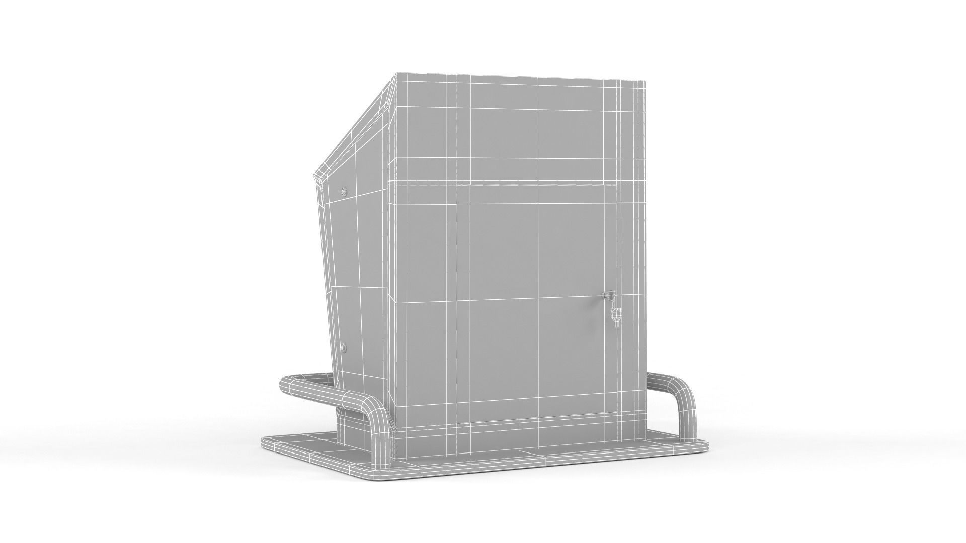 Information Kiosk 3D model_9
