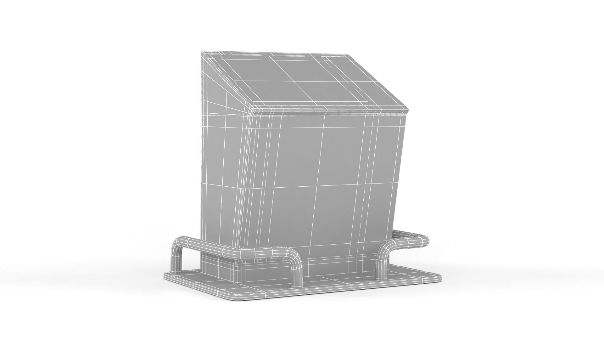 Information Kiosk 3D model_11