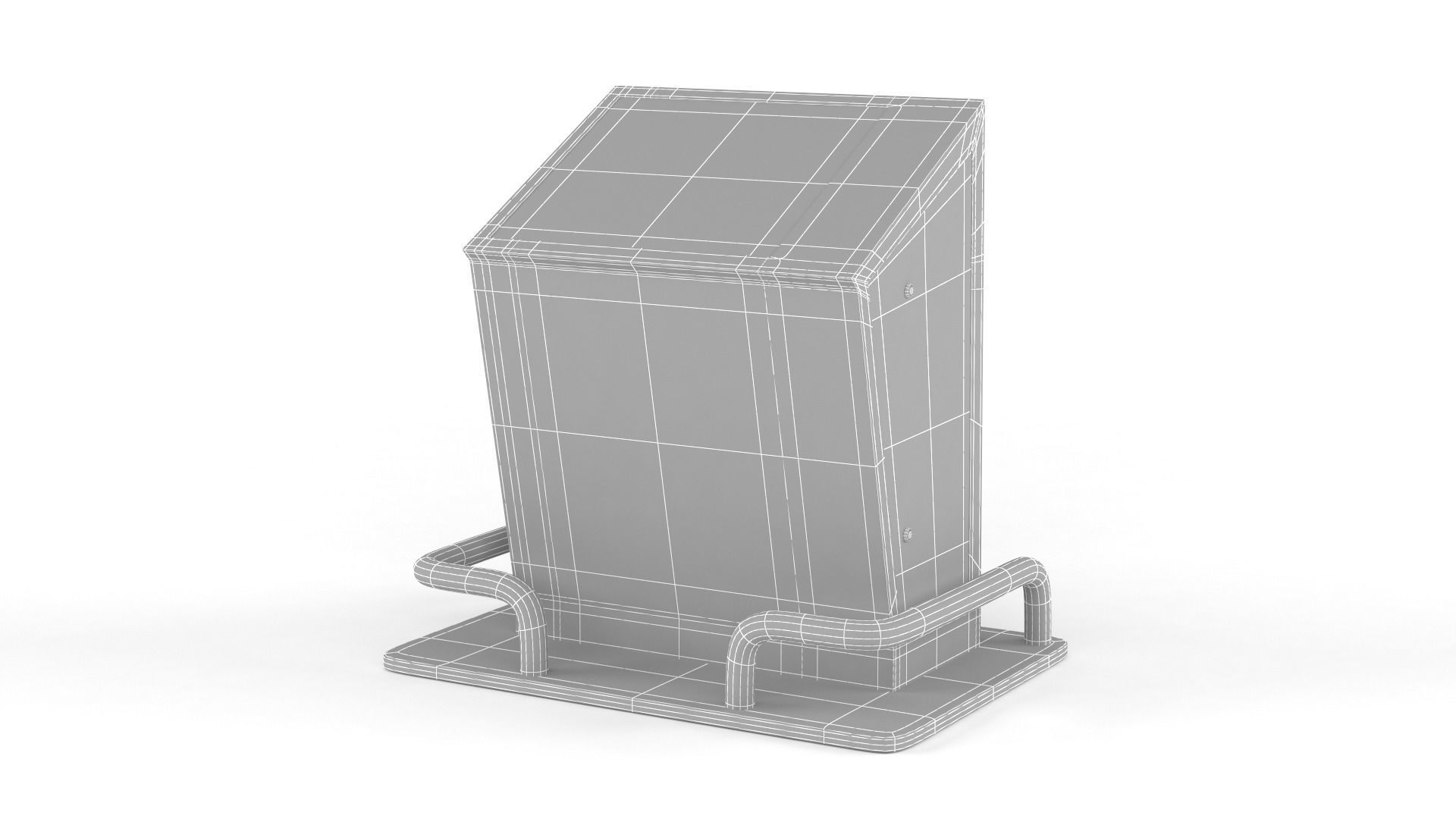 Information Kiosk 3D model_8