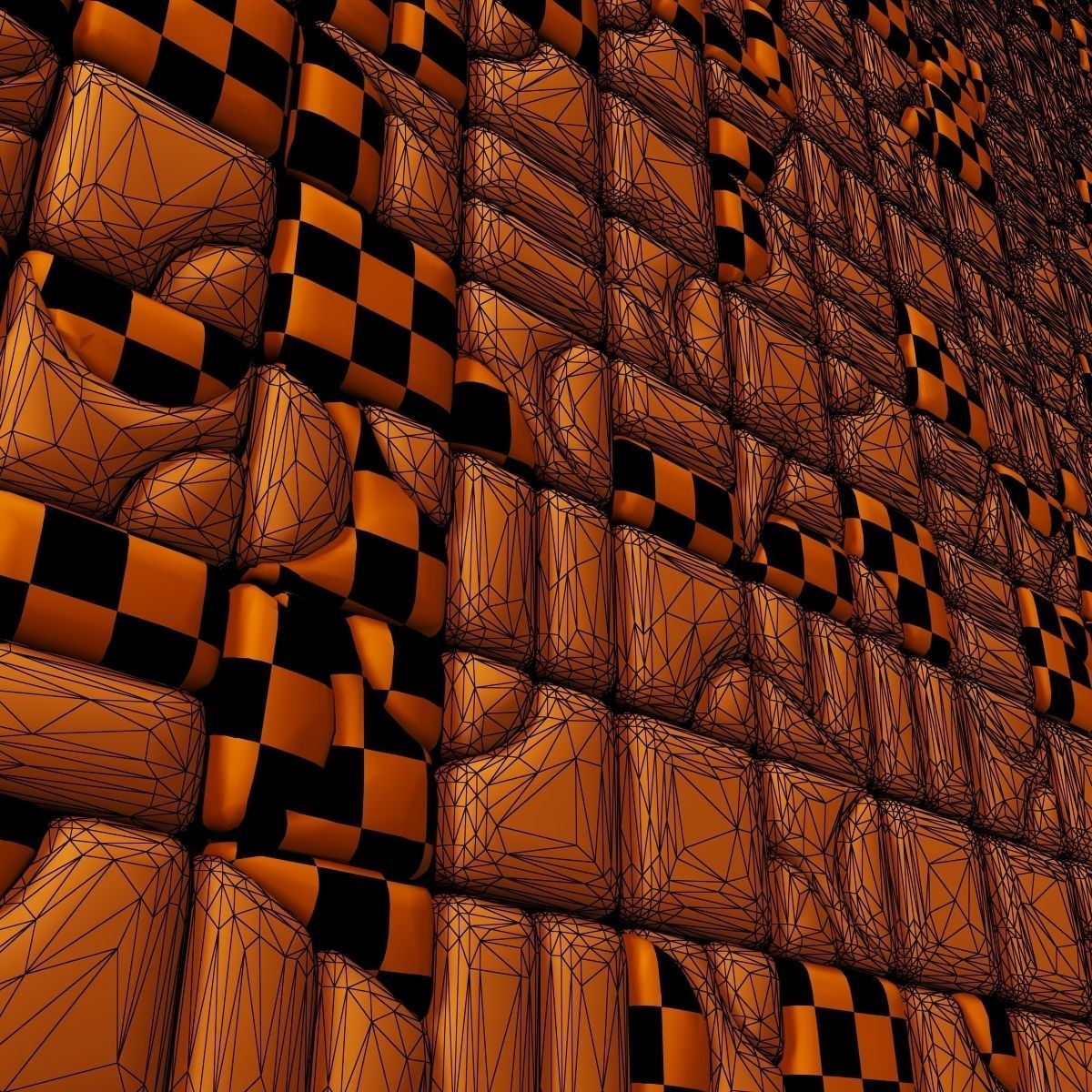 Panel stone smooth clear facture n1 3D model_19