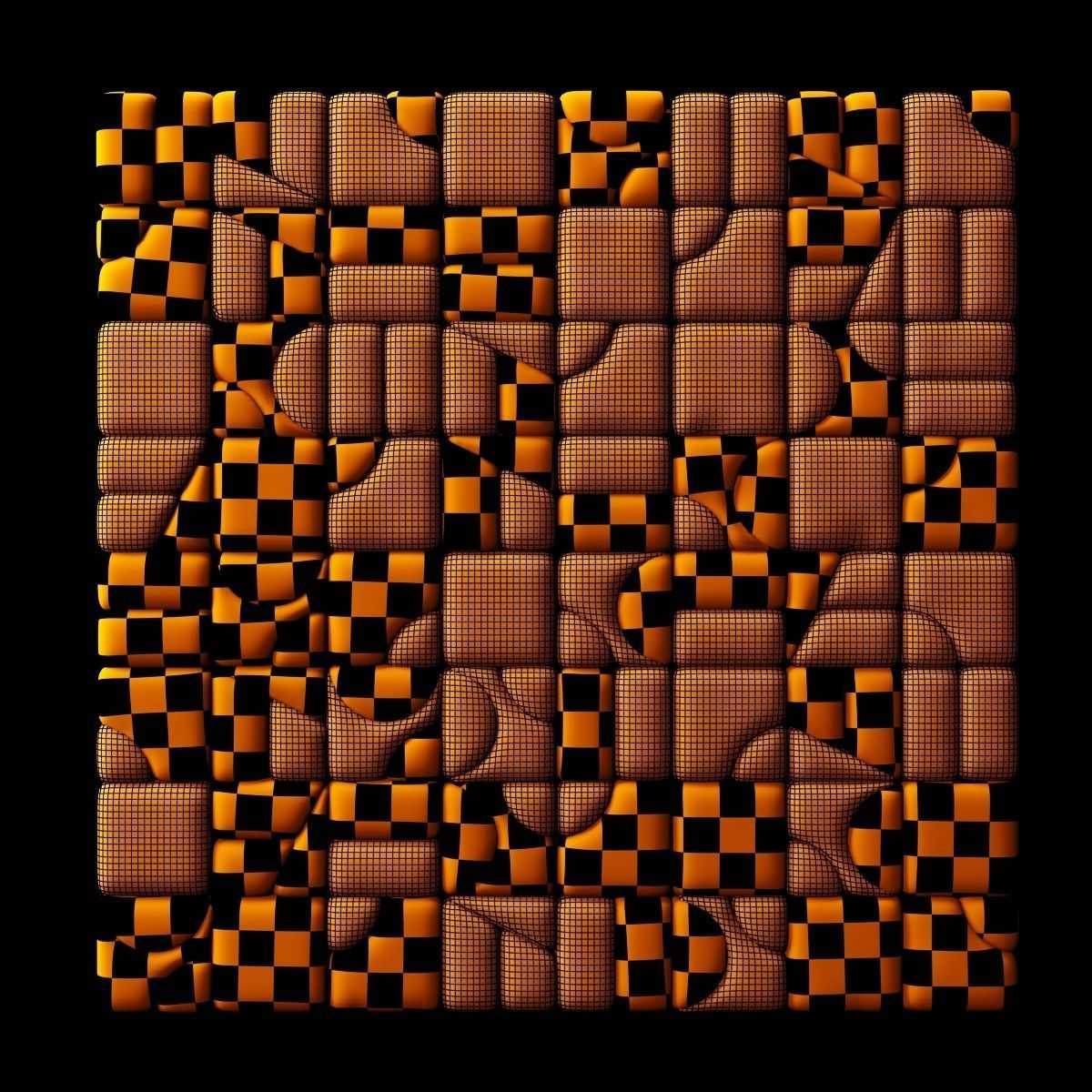 Panel stone smooth clear facture n1 3D model_11