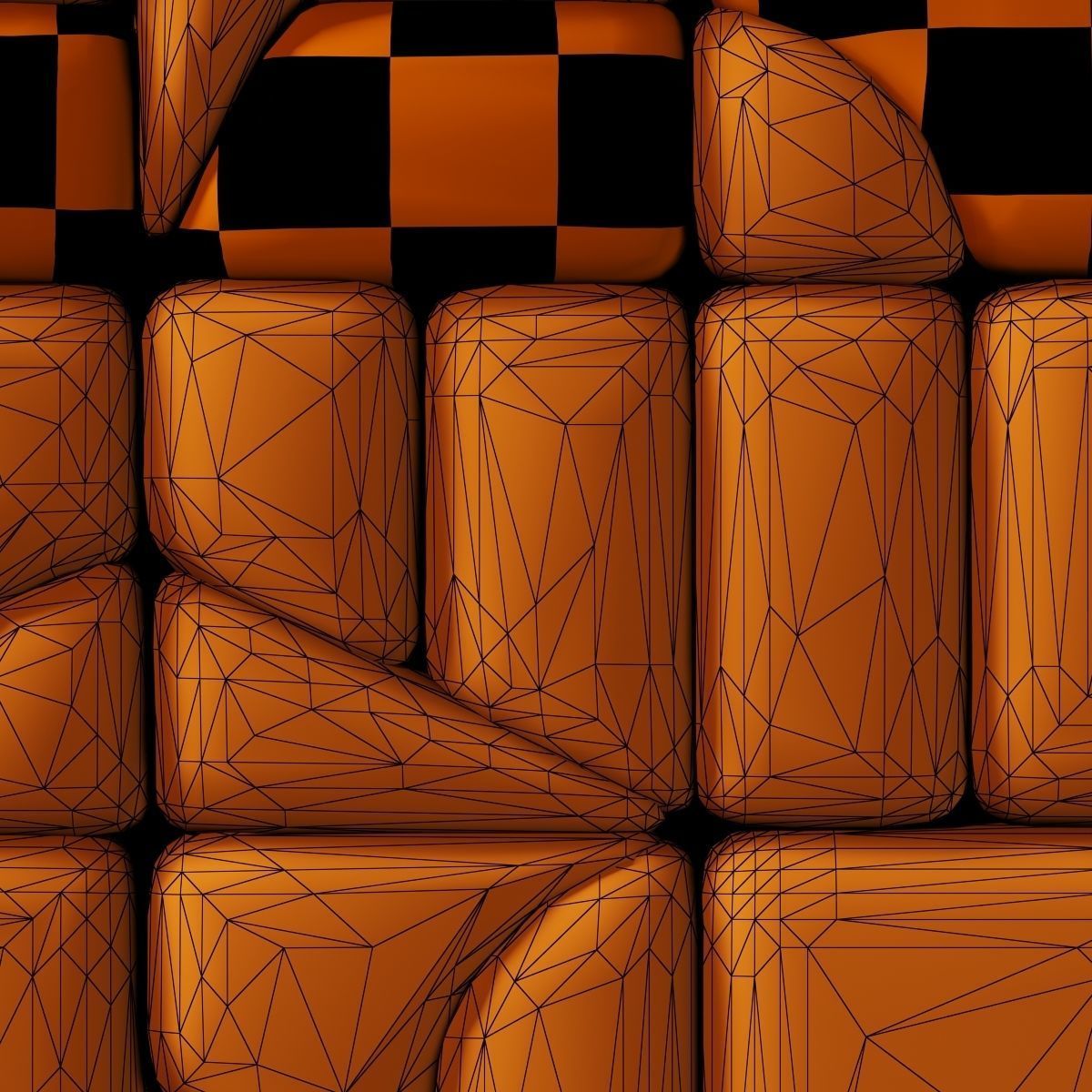 Panel stone smooth clear facture n1 3D model_16