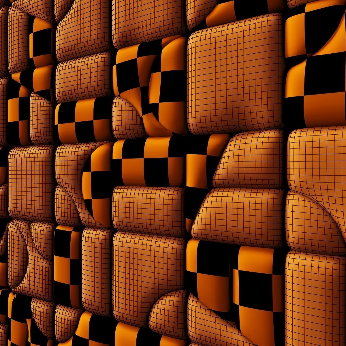 Panel stone smooth clear facture n1 3D model_13