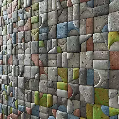 Panel stone smooth clear facture n2