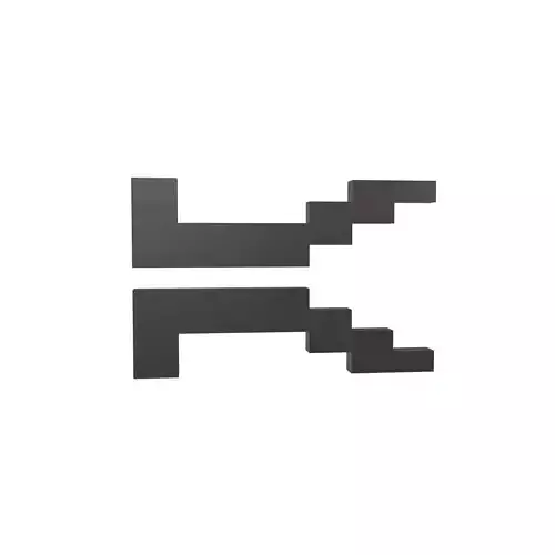 Voxel Alien Text Symbol 0001 v1
