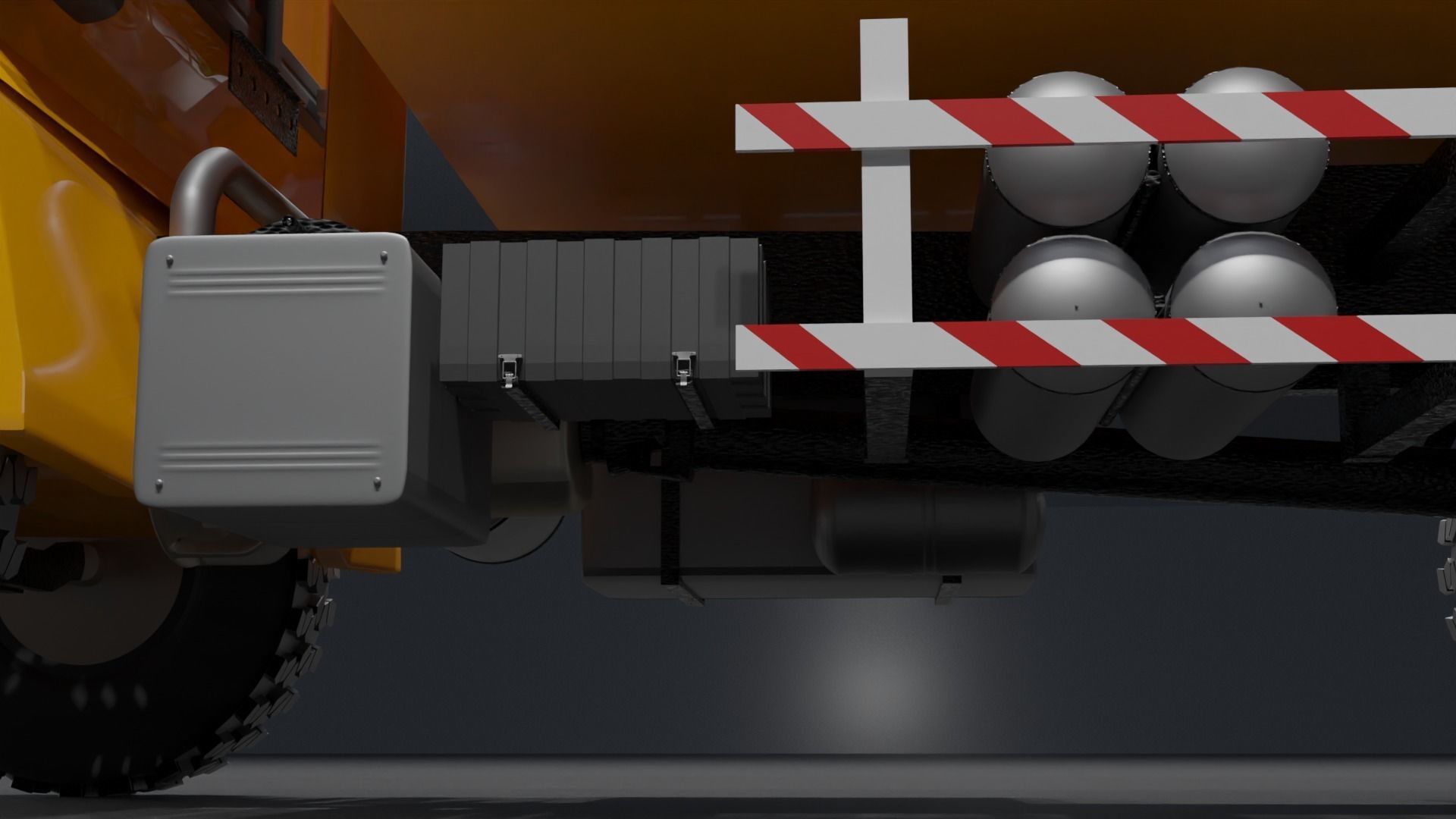 Shacman dump truck 3D model_4