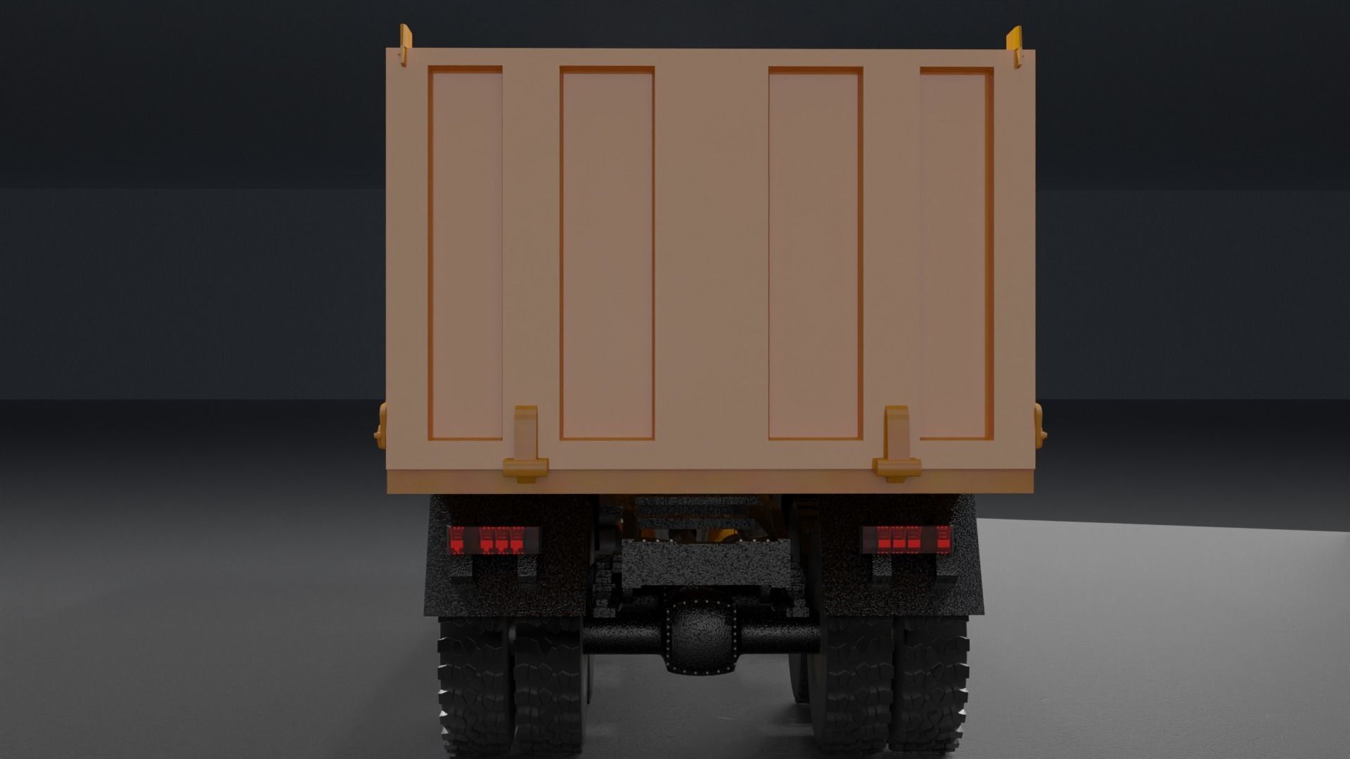 Shacman dump truck 3D model_6